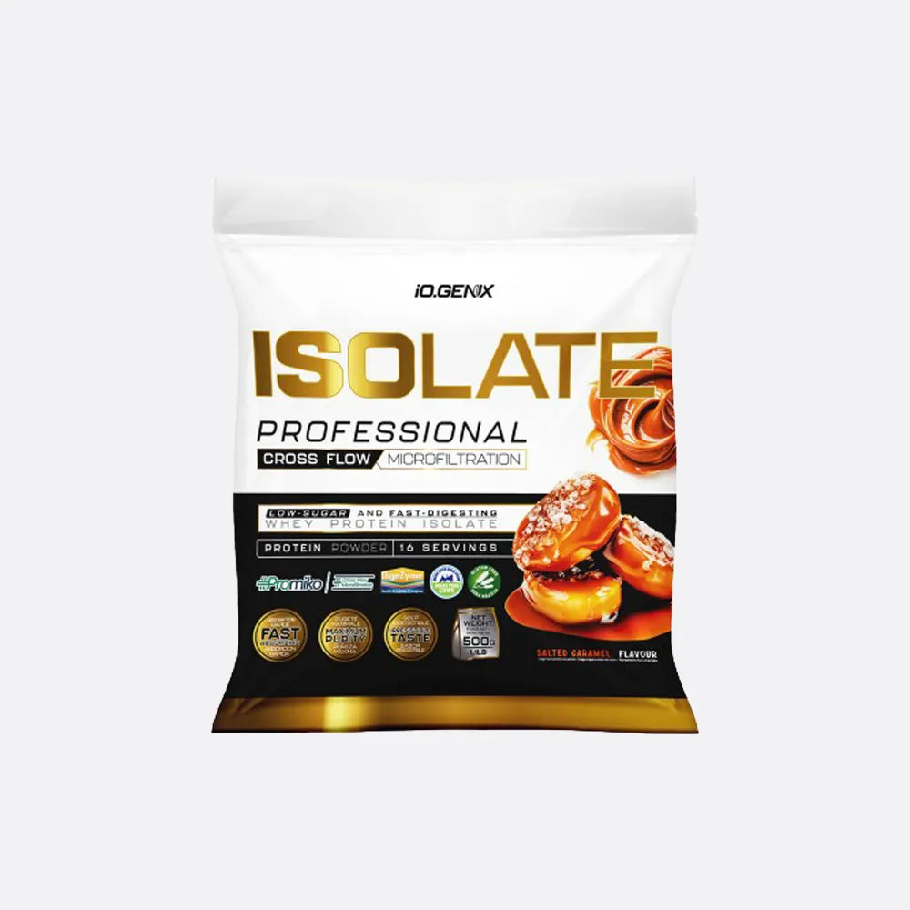 iO.GENIX Isolate Professional 500 g – Caramel salé
