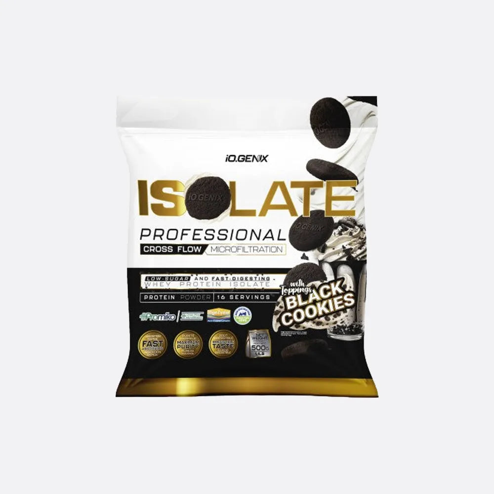 iO.GENIX Isolate Professional 500 g – Black Cookies