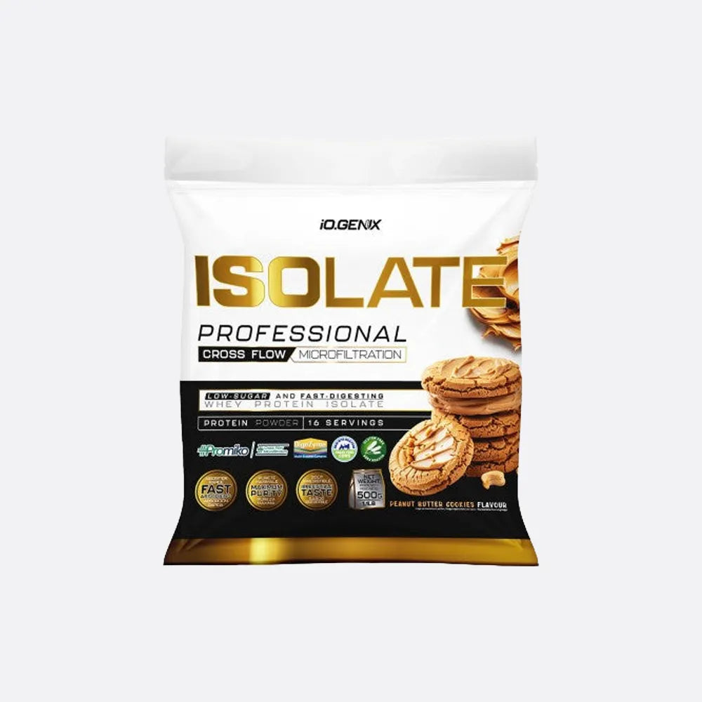 iO.GENIX Isolate Professional 500 g – Peanut Cookies
