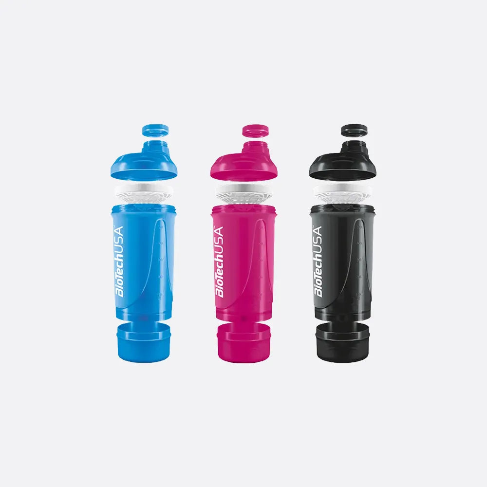 BioTech USA - Shaker 500ml + 150ml + Piluliers – image préparée