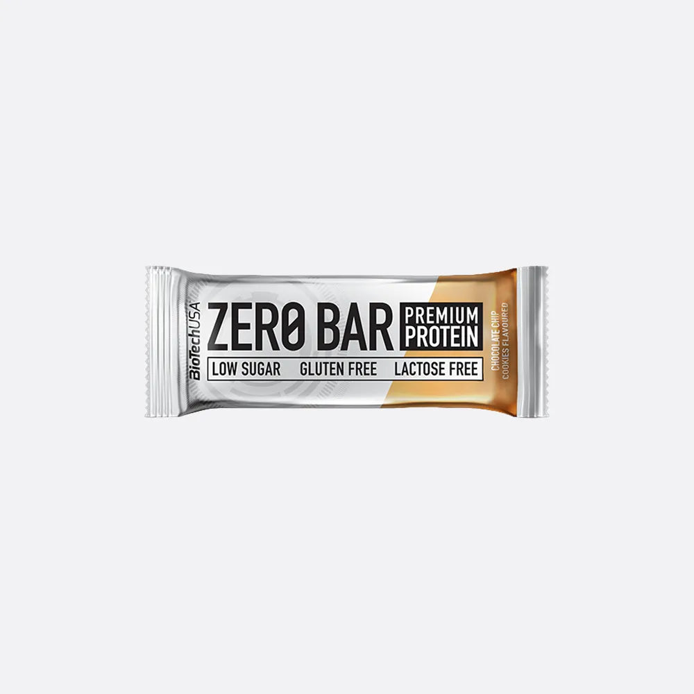 BioTechUSA Zero Bar 50 g – Chocolate Chip Cookies