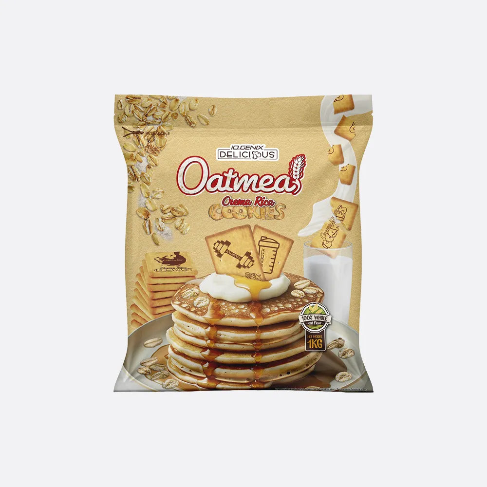 iO.GENIX Delicious Oatmeal 1 kg – Crema Cookies