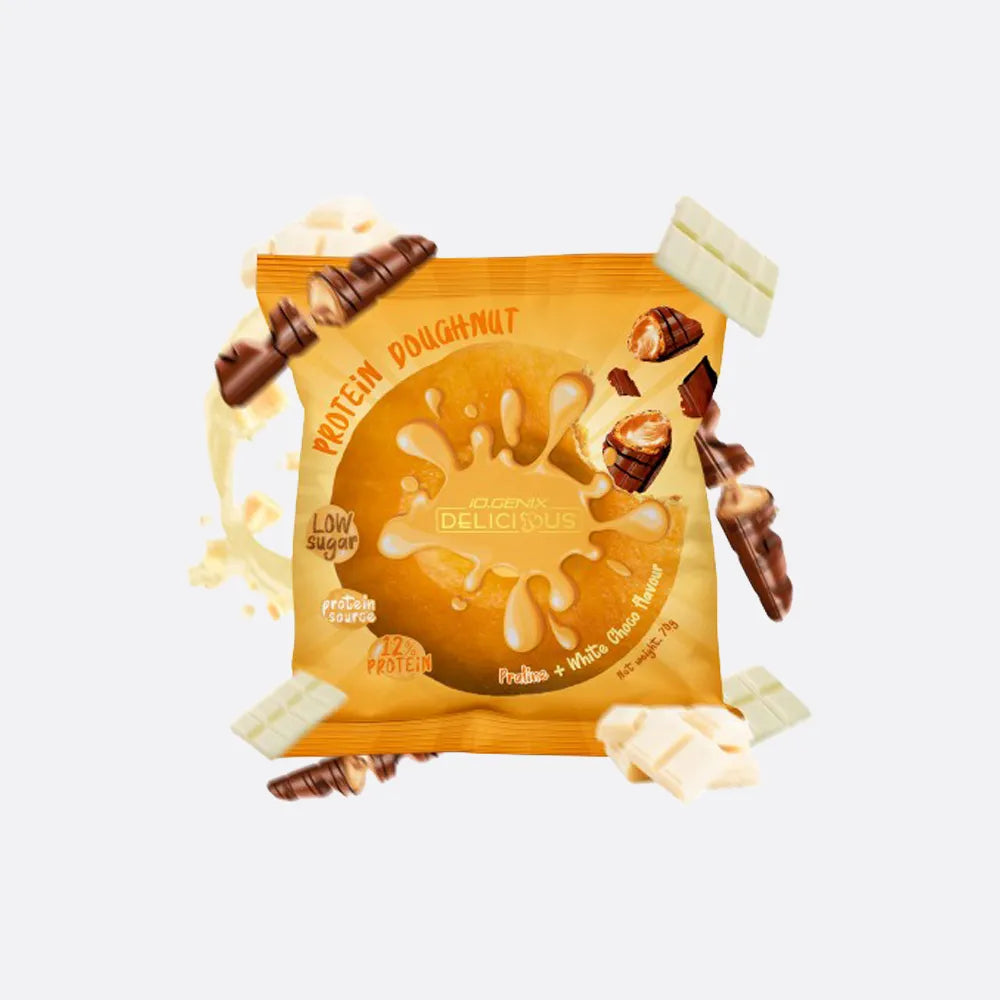iO.GENIX Protein Doughnut 70 g – Praliné & White Choco