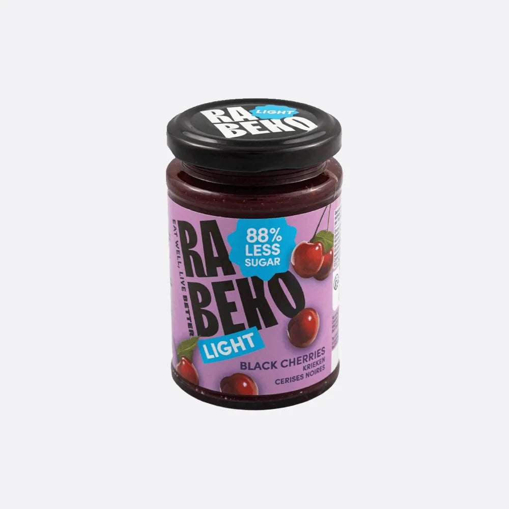Rabeko Extra Light Jam 230 g – Cerise noire