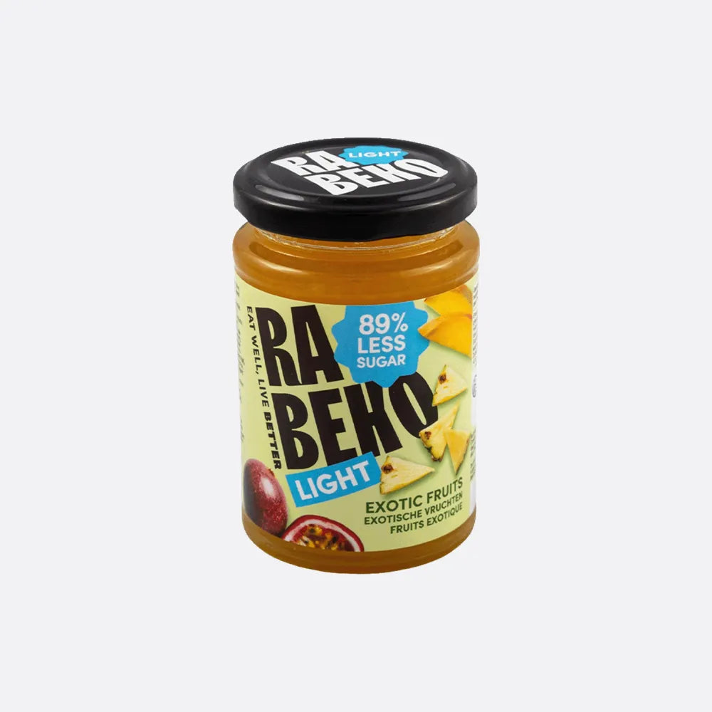 Rabeko Extra Light Jam 230 g – Exotique