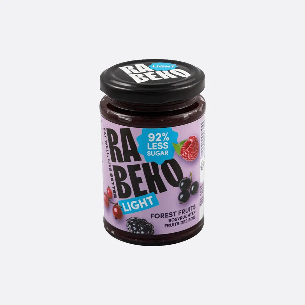 Rabeko Extra Light Jam 230 g – Fruits des bois